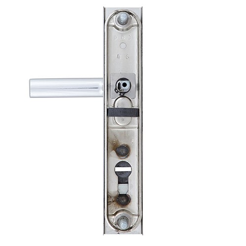 Ручки на планке с протектором ROSTEX R4 R 85мм (38-55мм) хром полированный - Фото №2