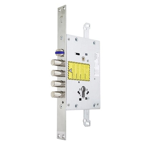 Механізм замка MUL-T-LOCK CTFCB1032800A L.O.G. (BS65*85мм) хром полірований без зв.планки - Фото №1