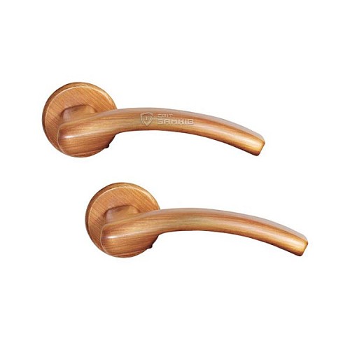 Ручки на розеті COLOMBO Olly LC61 (CD49BZGG-CD43G) антична латунь - Фото №1