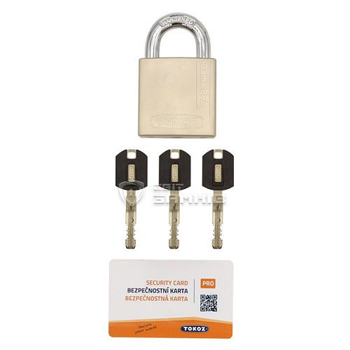 Замок навесной TOKOZ Gama OS PRO 50 (3 ключа) - Фото №5