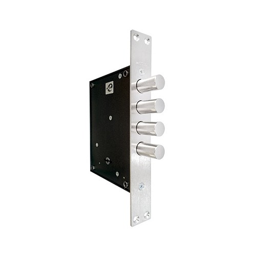 Механізм замка METTEM Лідер ЗВ8 611.0.1 (BS66,5мм) нікель - Фото №2