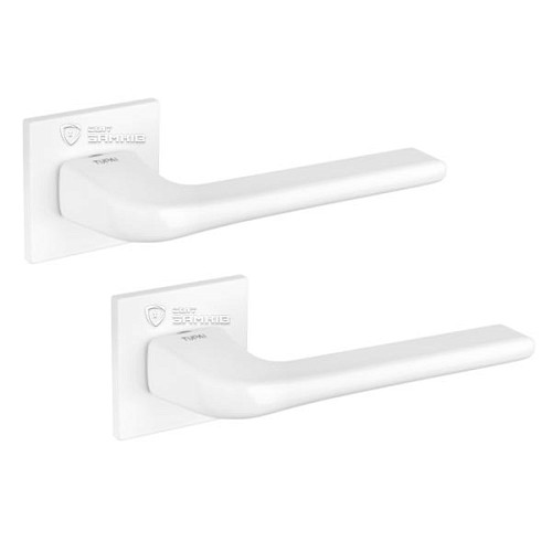 Ручки на розетте TUPAI 4007Q 5S (4040-4049) белый - Фото №1