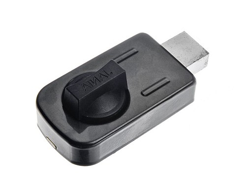 Замок накладной JANIA ZN 50-60 (Z255) (BS50-60мм) графит - Фото №1