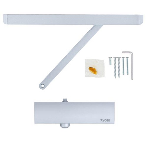 Доводчик RYOBI D-1200T SLD HO  с фиксацией до 40кг Серый - Фото №7