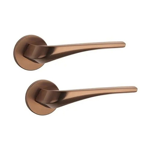 Ручки на розетте APRILE AS Dalia R 7S тонкая розетта медь матовая - Фото №1