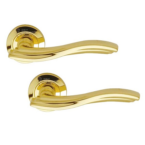 Ручки на розетте LINEA CALI Marina (102) латунь