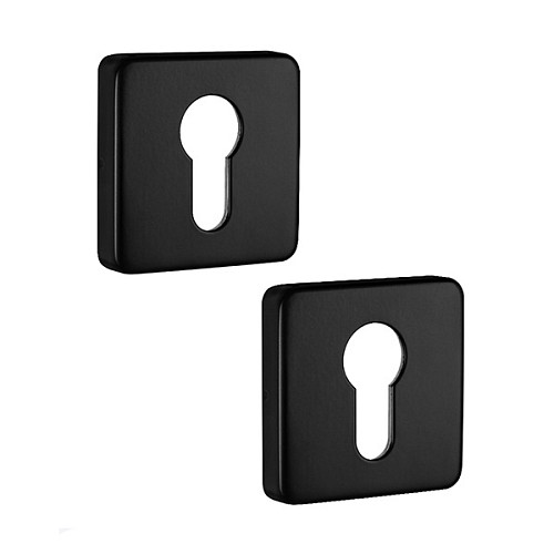 Накладки на сердцевину ROSTEX H53 PZ SQUARE матовая черная - Фото №1