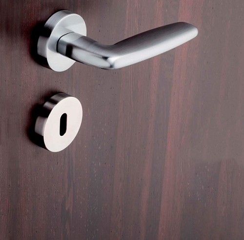 Ручки на розеті SYSTEM Kaya (RO12) CBMX матовий хром зістарений - Фото №3