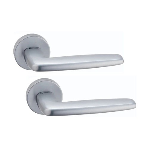 Ручки на розеті SYSTEM Kaya (RO12) CBMX матовий хром зістарений - Фото №1