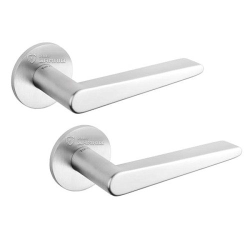 Ручки на розеті TUPAI 1967 5S (4041-4046) хром матовий - Фото №1