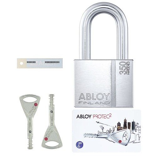 Замок навесной ABLOY PL350 Protec 2 длинная дужка (2 ключа) - Фото №6