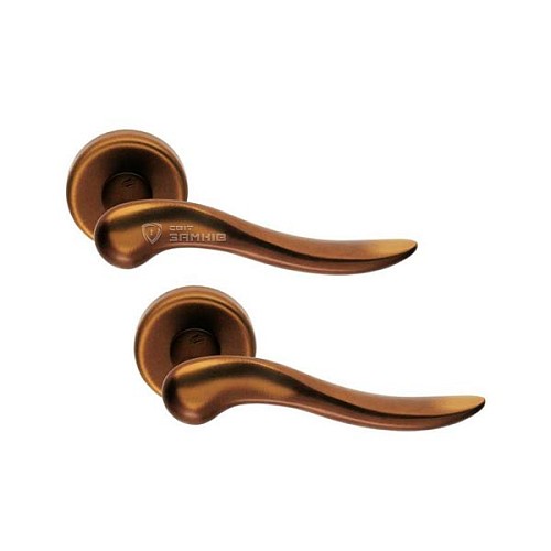 Ручки на розеті COLOMBO Peter ID11 (CD69BZGG-CD63GB) бронза - Фото №1