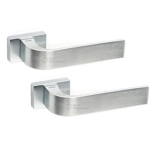 Ручки на розеті TUPAI Cinto 2732 RT (3045-1999) хром матовий - Фото №1