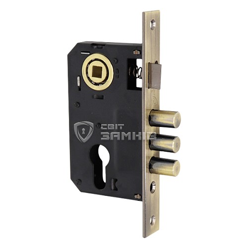 Механизм замка CLASS 9011SR-3R (BS40*61,5мм) AB старая бронза - Фото №1