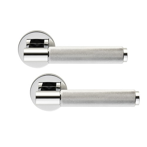 Ручки на розеті ILAVIO 2411 (1055-1112) хром полірований - Фото №1