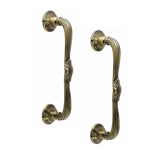 Ручка скоба TRION 00301 230 мм (комплект) AB бронза