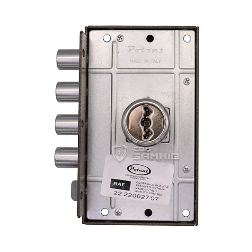 Замок накладной POTENT 1710 (BS45мм) правый 3 ключа - Фото №3