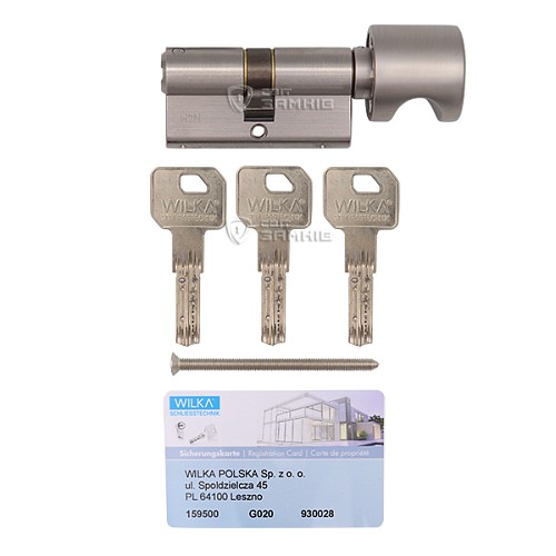 Циліндр WILKA 3605 Carat S3 90T (45*45T) нікель - Фото №5