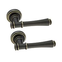 Ручки на розетте FADEX Tako 245V B08 бронза темная