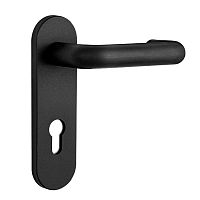 Ручка антипаніка на планці ISEO 032435 72 мм чорна без комплекту кріплення