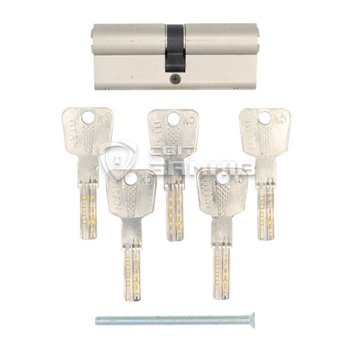 Цилиндр TITAN K5 70 (30*40) никель сатин - Фото №3