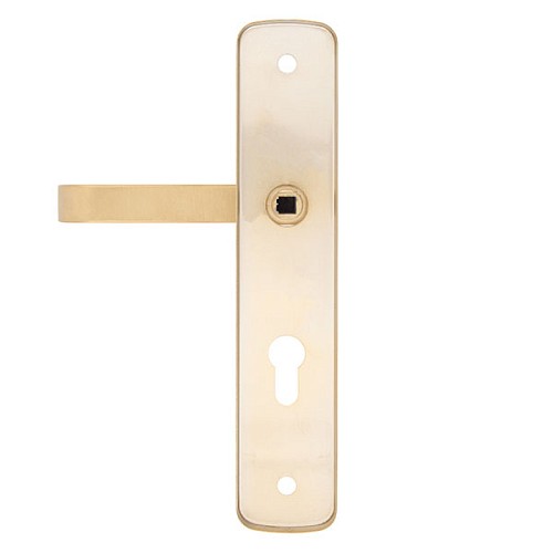 Ручки на планці з протектором ROSTEX Astra R 72мм (38-55мм) фіксована-нажимна титан PVD матовий - Фото №2