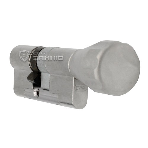 Цилиндр EVVA ICS 92T (61*31T) никель сатин - Фото №2