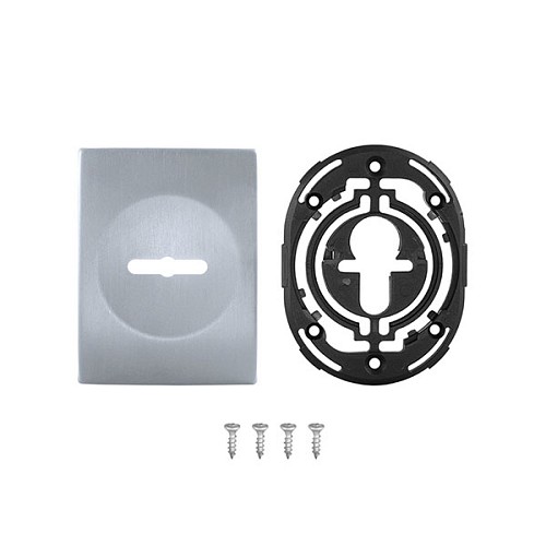 Декоративна накладка DISEC KT3766 Matrix хром матовий - Фото №3