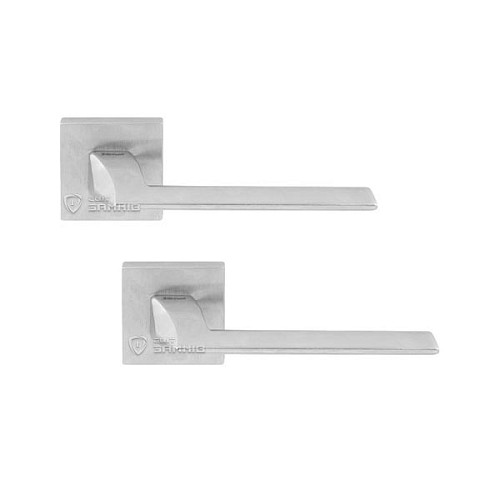 Ручки на розеті FIMET Pura 1352 (213) F05 матовий хром - Фото №1