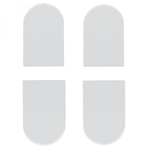 Комплект колпачков AGB E302004491 для петли Eclipse 2.1 белый - Фото №1