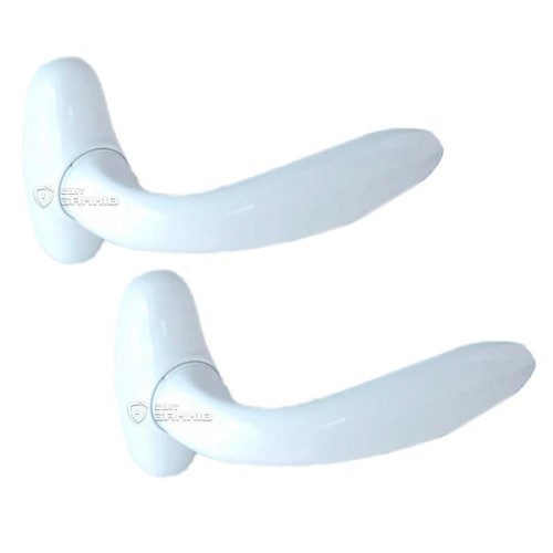 Ручки на розетте STUBLINA 1032 белая - Фото №1