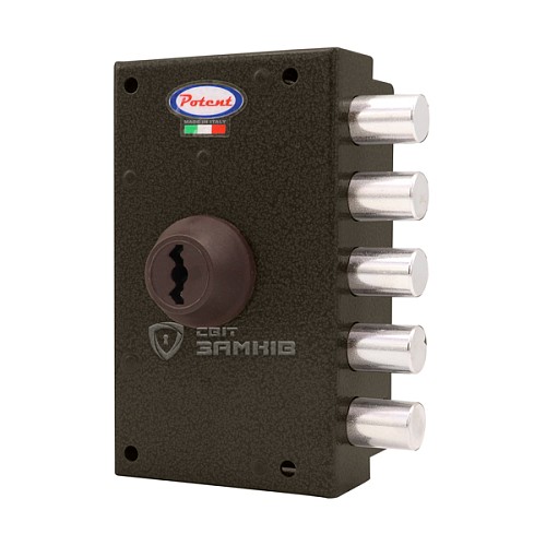 Замок накладной POTENT 1705 (BS45мм) правый 3 ключа - Фото №1