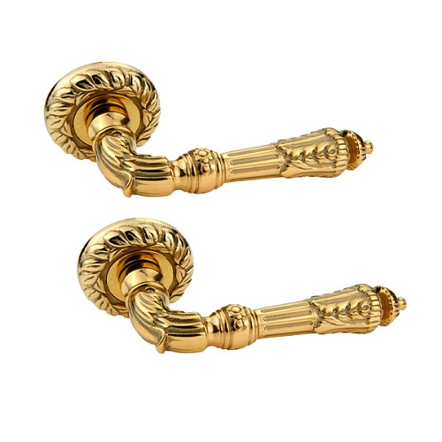 Ручки на розеті FADEX Samantha 116C L01 латунь полірована - Фото №1