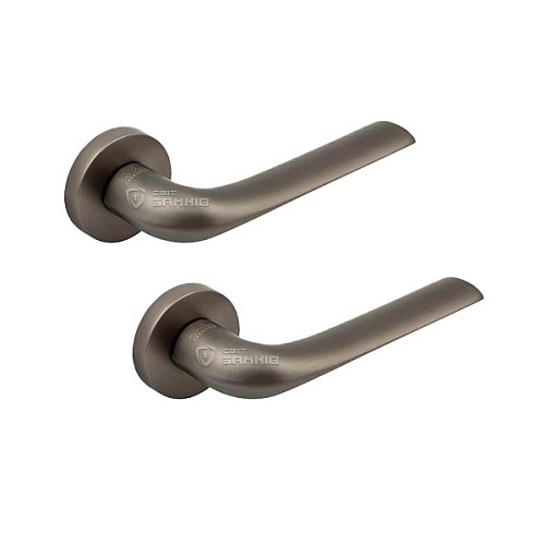 Ручки на розеті MVM Z-1802 (T4-E4) MA матовий антрацит - Фото №1