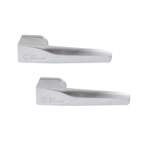 Ручки на розетте FIMET Ultima 1502 (239) F05 матовый хром - Фото №1