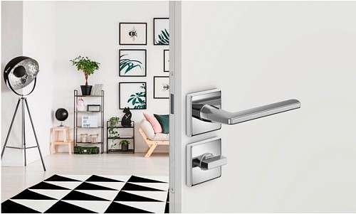 Ручки на розеті DND by MARTINELLI Luce P 02 ZC хром - Фото №5