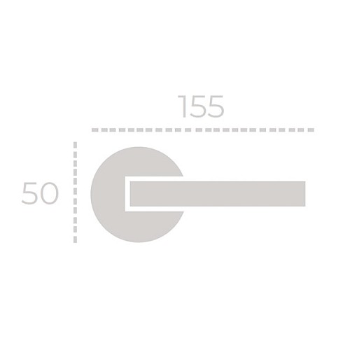 Ручки на розетте FADEX Rania 246V L03 латунь полированная/латунь матовая - Фото №3