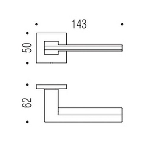 Ручки на розеті COLOMBO Electra MS11 (FF29BZG-FF23/PT19) хром - Фото №3
