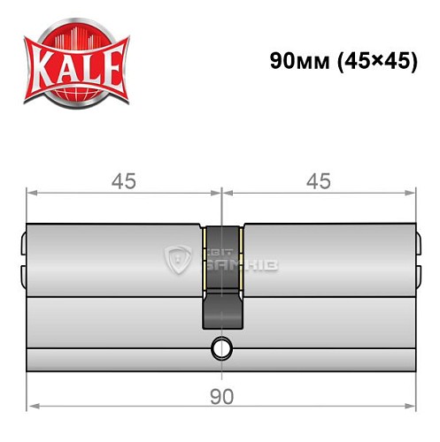 Цилиндр KALE 164BNE 90 (45*45) SN - Фото №4