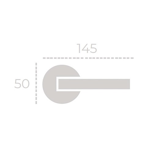 Ручки на розеті FADEX Camilla 228V B02 бронза матова - Фото №3