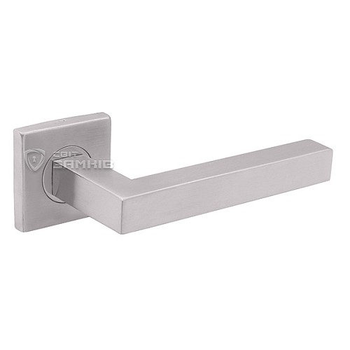 Ручки на розеті SHERLOCK SH 2033 нержавіюча сталь матова - Фото №2