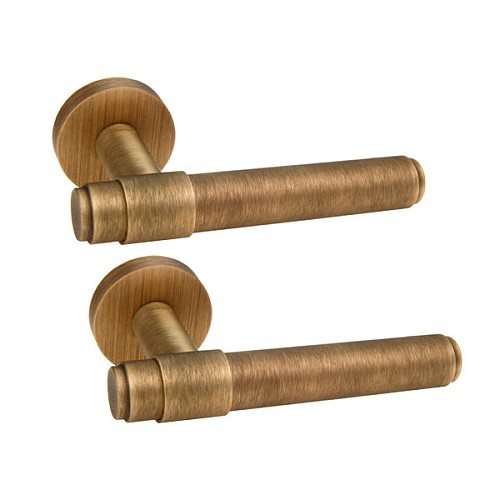 Ручки на розетте FORME Viva 333A B02 бронза матовая - Фото №1