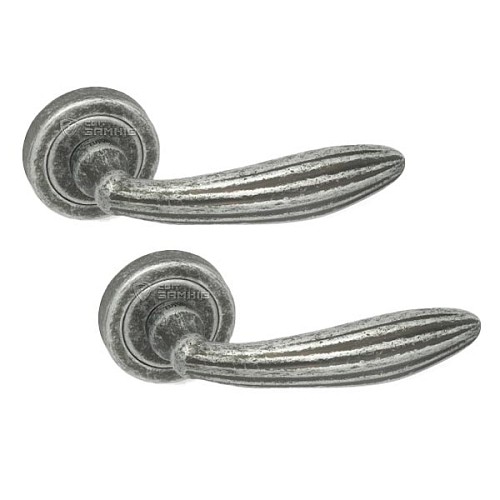 Ручки на розеті TUPAI Sofia 1917 (806-1966) старе срібло - Фото №1