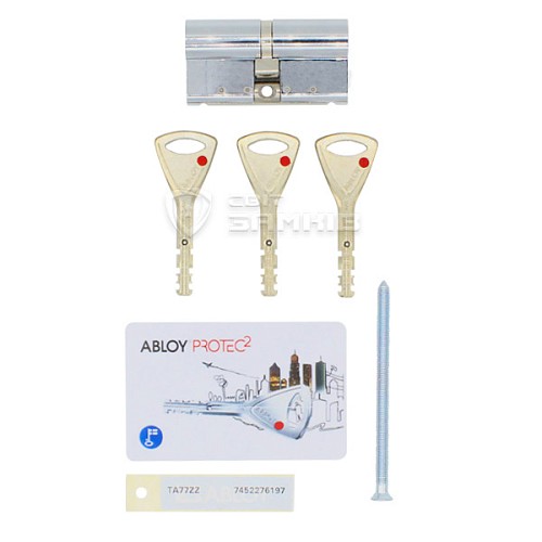 Цилиндр ABLOY Protec2 92 (31*61) хром полированный - Фото №3