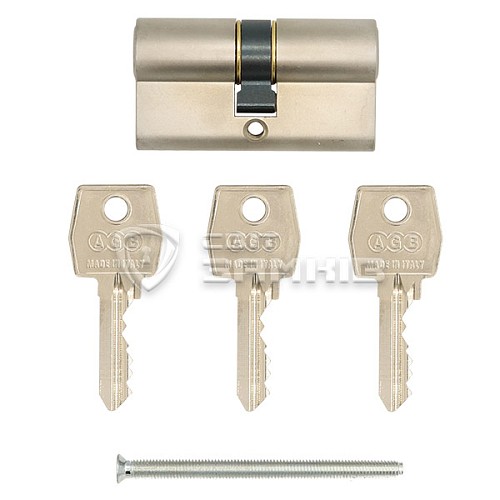 Циліндр AGB MOD 600 60 (30*30) хром матовий - Фото №4