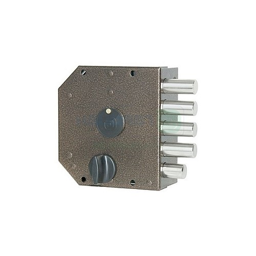 Замок накладний ГАРДІАН 20.05 (BS64мм) вертикальна свердловина 5 ключів лівий (н) - Фото №6