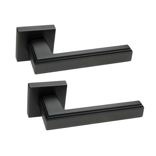 Ручки на розетте FORME Alila 293Q N52 черный матовый - Фото №1