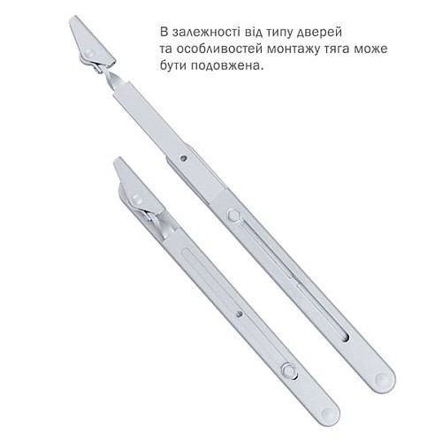 Тяга ABLOY DC190 стандартна Сірий - Фото №3