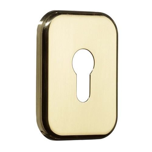 Накладка на сердцевину AZZI FAUSTO MY/LINE внутренняя прямоугольная 82х62 полированная латунь - Фото №1