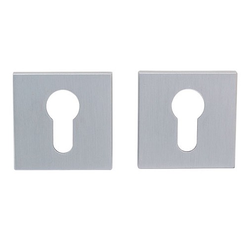 Накладки на серцевину RDA Fiord Q/Rock тонка розета брашований матовий хром